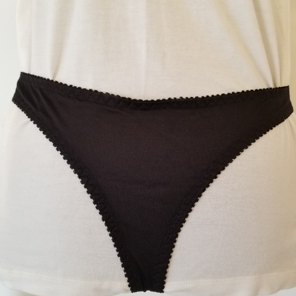 #914BB Authentic 32C Felina Lingerie Black Lace Padded Bra Matching S Thong - Picture 8 of 12